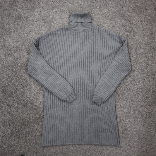 FOREVER 21 Womens Pullover Sweater Knitted Long Sleeves Turtleneck Gray Size  M