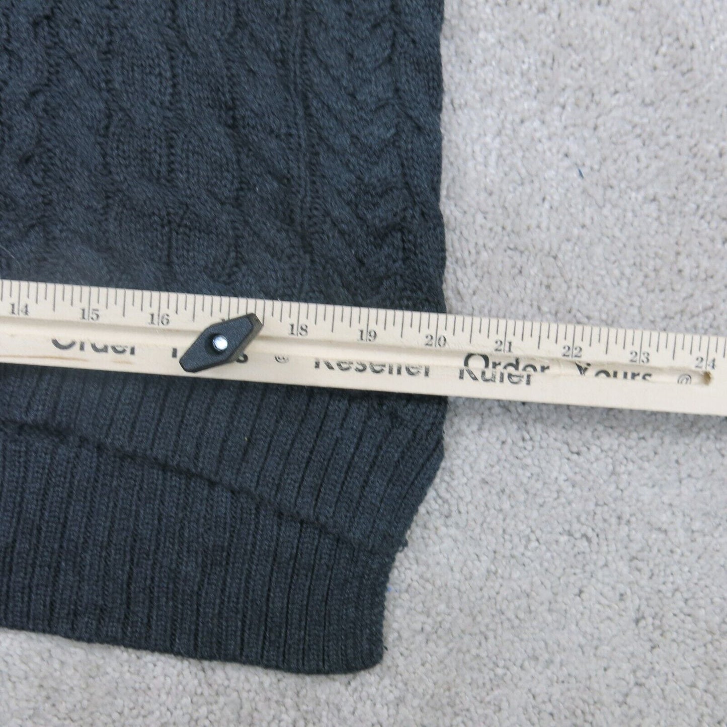 American Eagle Womens Pullover Sweater Turtleneck Long Sleeves Black Size Medium