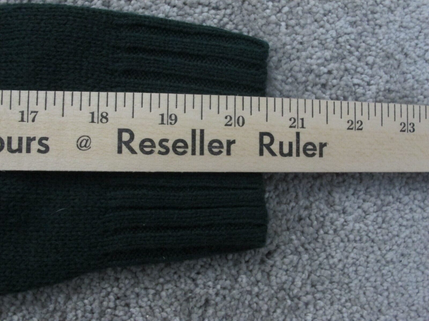 Divided H&M Womens Pullover Knitted Sweater Long Sleeves Crew Neck Green Size L