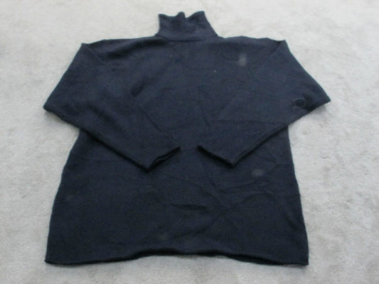 Banana Republic Womens Pullover Sweater Knitted Long Sleeves Black Size XL