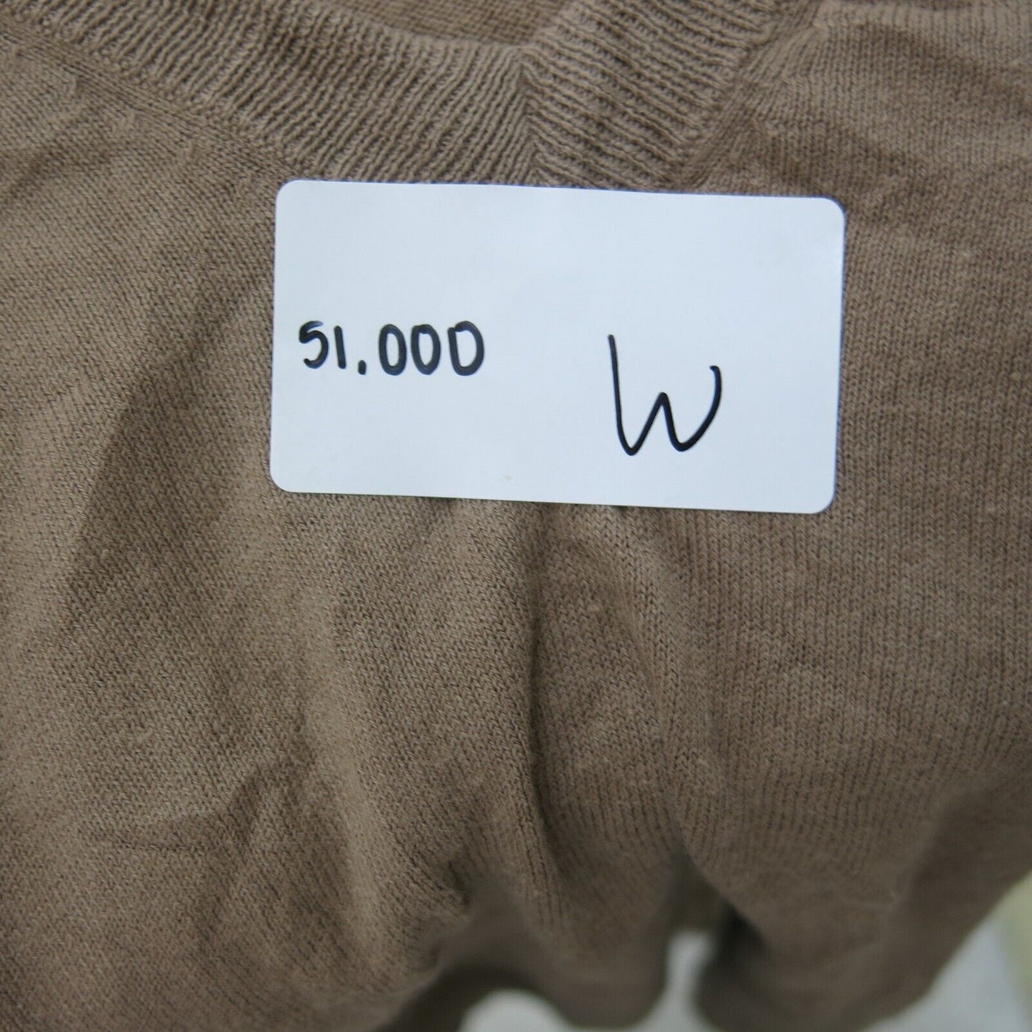 J. Crew Womens Sweater Knitted Pullover Long Sleeve V Neck Khaki Size X Small