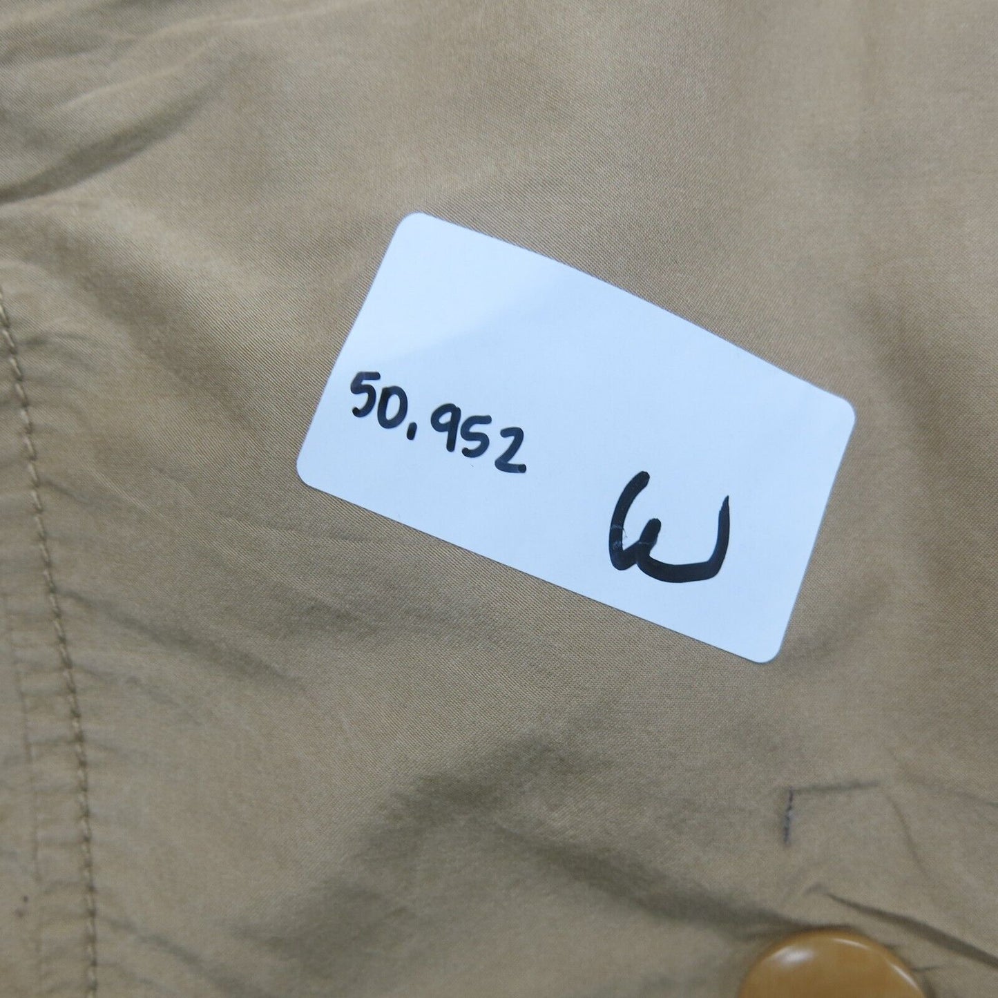 Talbots Womens Blazer Coat Double Breasted Long Sleeves Pockets Khaki Size 6P
