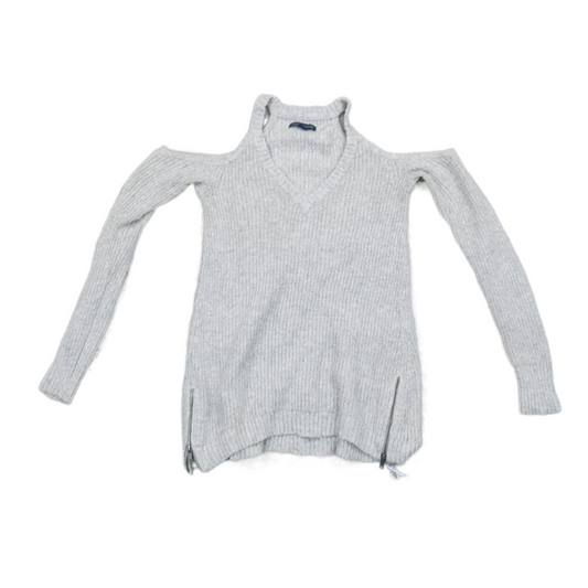 American Eagle Outfitters Womens Sweater Long Sleeves V Neck Off White Size XS