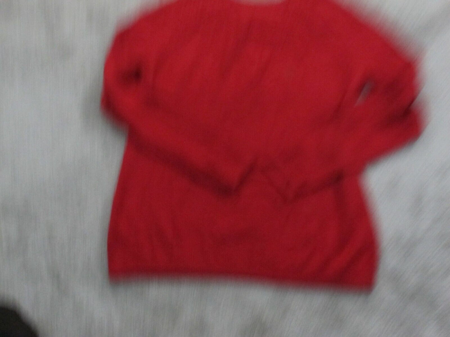 Talbots Womens Pullover Sweater Knitted Long Sleeves Crew Neck Red Size Medium