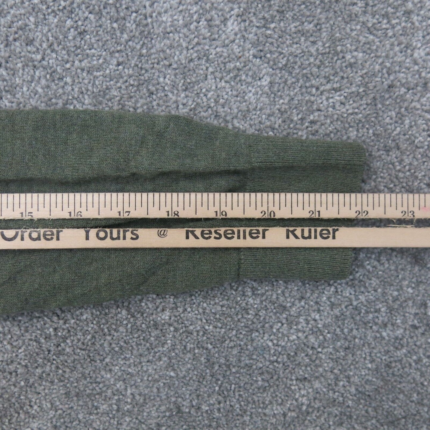 Banana Republic Women Cardigan Sweater Long Sleeve Pockets Olive Green SZ Medium