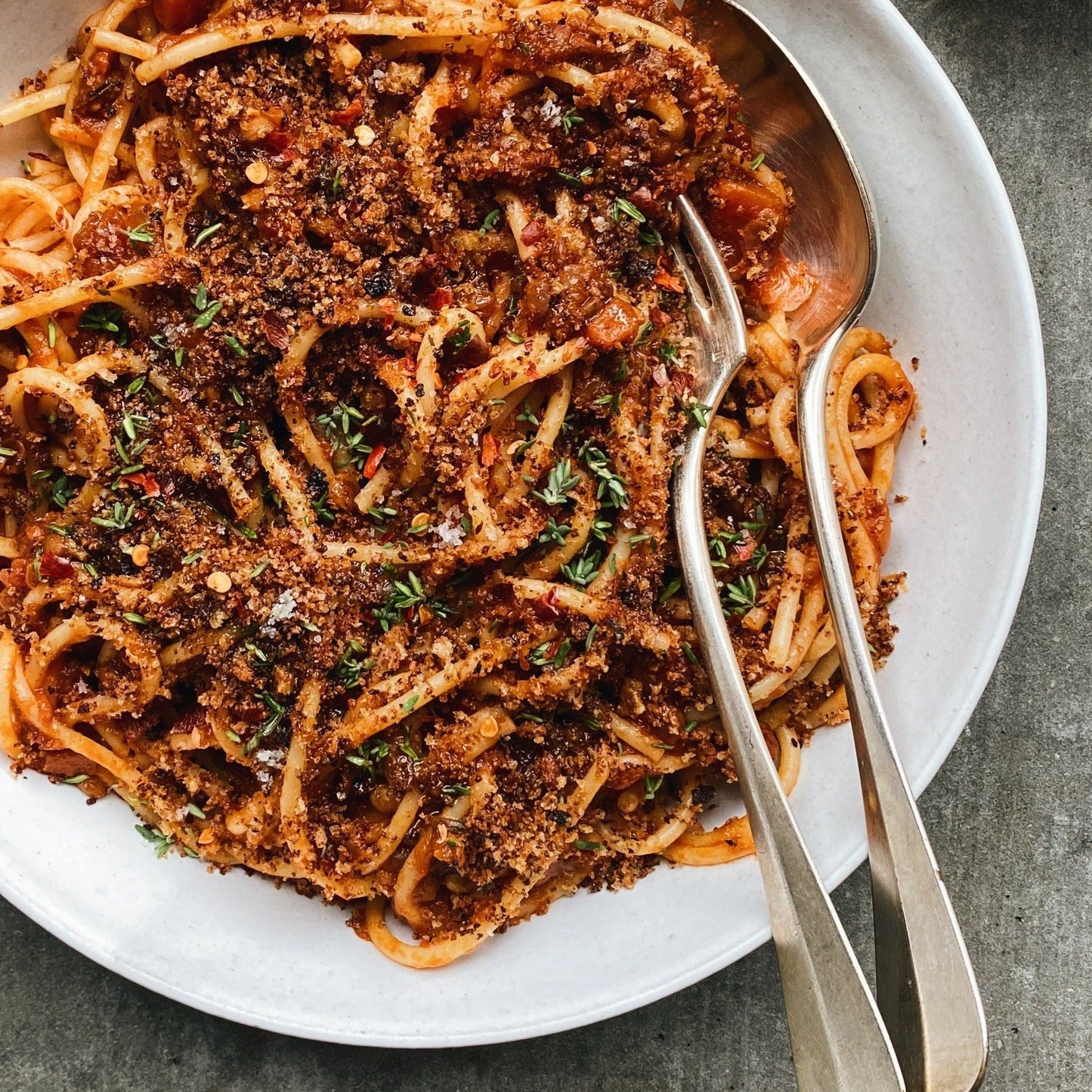French Lentil Bolognese Sauce