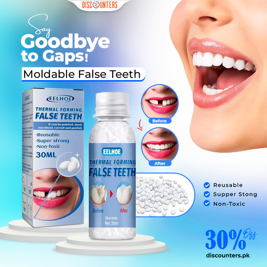 Moldable False Teeth