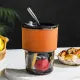 Glass Tumbler with Straw, Lid & Leather Sleeve, Leather Sleeve With Protective Leather Sleeve, Reusable Glass Coffee Tumbler