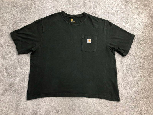 Carhartt T Shirt Mens X Large Olive Original Fit Crew Neck T Shirt Short Sleeve