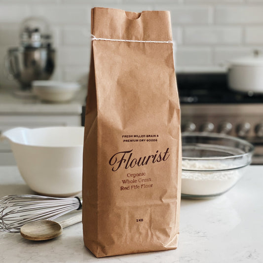 Organic Red Fife Flour, 100% Whole Grain -10 KG/BAG